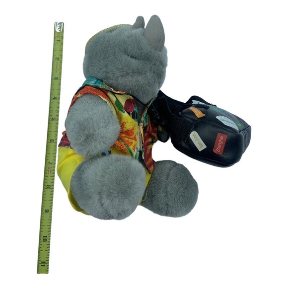 Rhinocort Nasal Inhaler Promotional Rhino Plush Travel Tourist Camera 9 1/2” - Picture 8 of 8